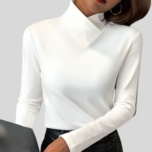 Liverno™ Serena | Elegancka Bluzka Z Golfem