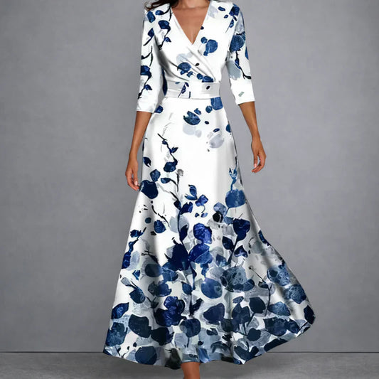 Liverno™ Ayla | Elegancka Sukienka Maxi Podkreślająca Sylwetkę