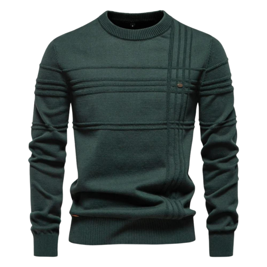 Jongman™ | Katoenen Herentrui Met Ruitdesign