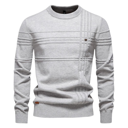 Henrik | Stilig herrtröja med rutdesign