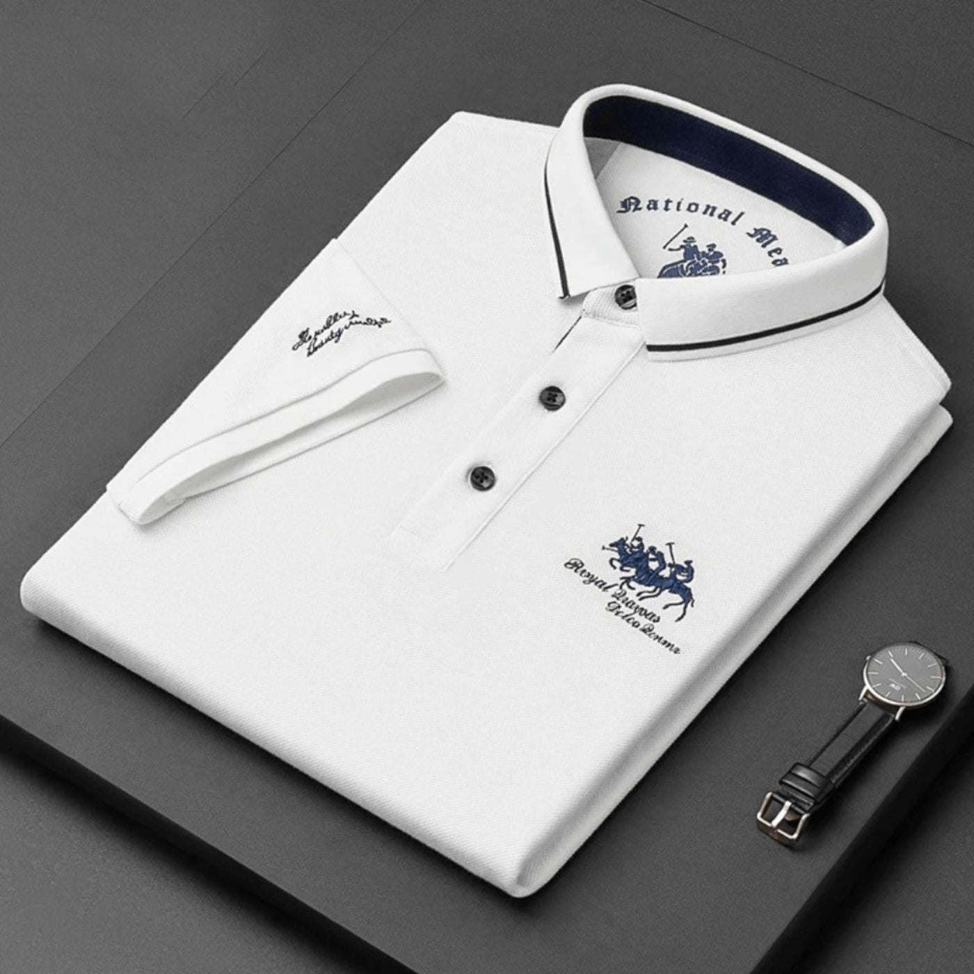 Liverno Ronaldo | Męska Koszulka Polo Premium
