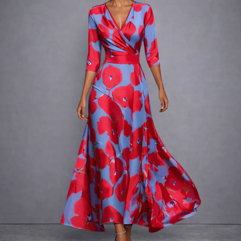 Liverno™ Ayla | Elegancka Sukienka Maxi Podkreślająca Sylwetkę
