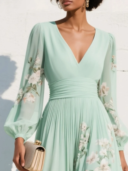 Liverno Adelaide | Elegancka Sukienka Midi w Kwiaty