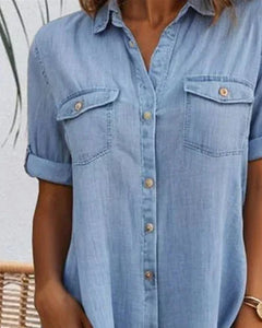 Liverno Nova | Tidlös skjortklänning i denim