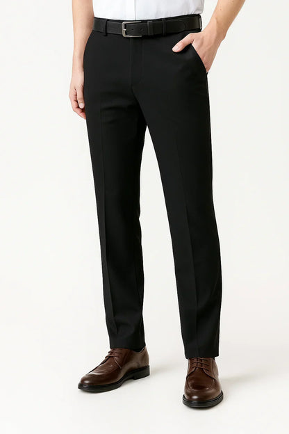 Lunelle | Heren Stretch Broek ExecFlex Comfortabele Pasvorm Zachte Stof