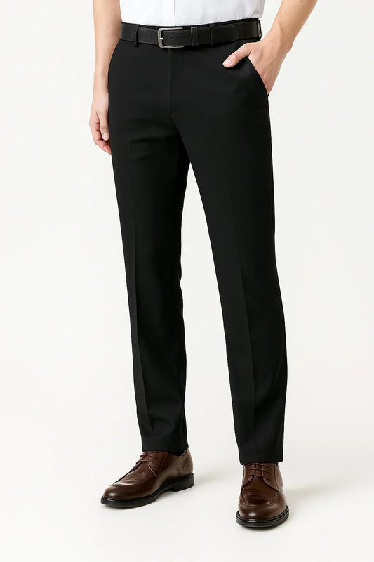 Lunelle | Heren Stretch Broek ExecFlex Comfortabele Pasvorm Zachte Stof