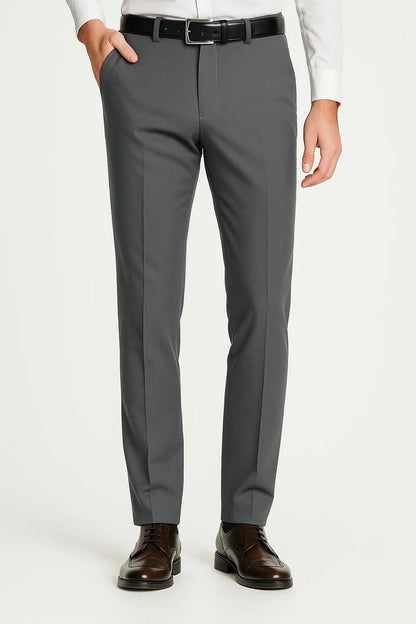 Lunelle | Heren Stretch Broek ExecFlex Comfortabele Pasvorm Zachte Stof