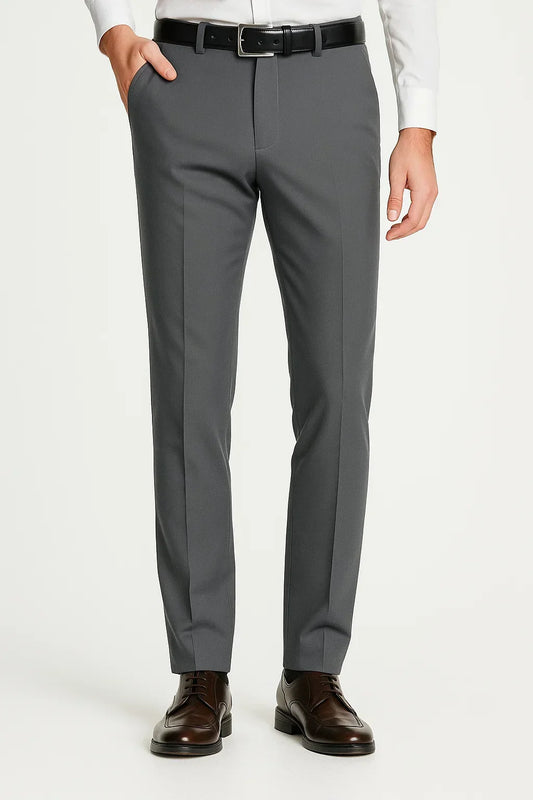 Lunelle | Heren Stretch Broek ExecFlex Comfortabele Pasvorm Zachte Stof