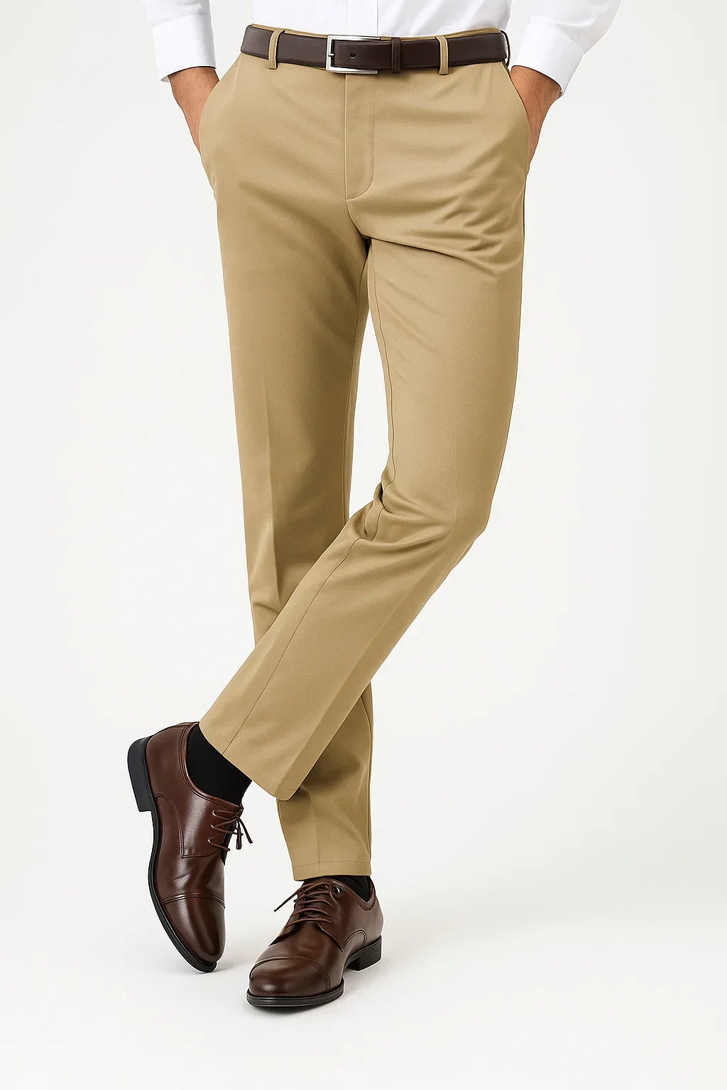 Lunelle | Heren Stretch Broek ExecFlex Comfortabele Pasvorm Zachte Stof