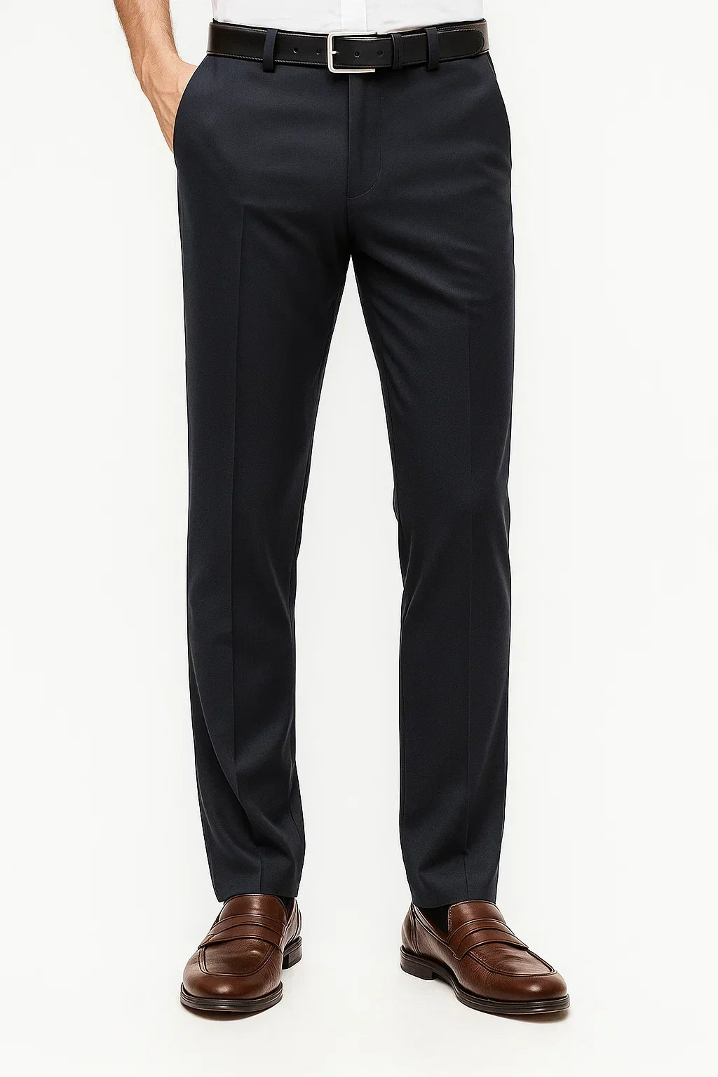 Lunelle | Heren Stretch Broek ExecFlex Comfortabele Pasvorm Zachte Stof
