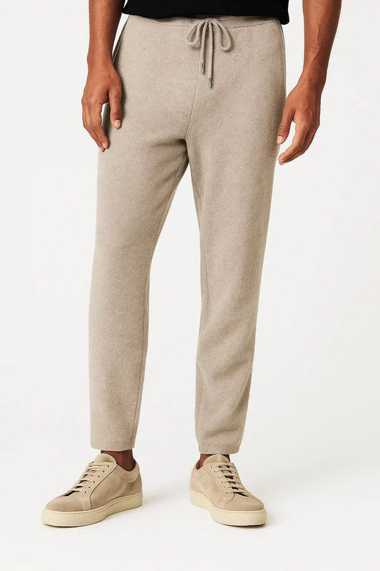 Lunelle | Herenbroek Merino Wol Hoge Taille Dikke Casual Warm