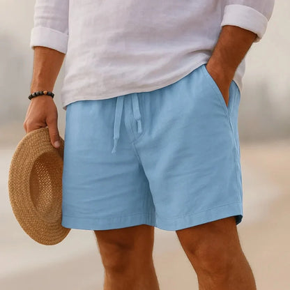 Naomi | Men's Casual Summer Shorts in Cotton Linen