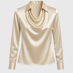 Liverno Noelle | Elegant satinblus