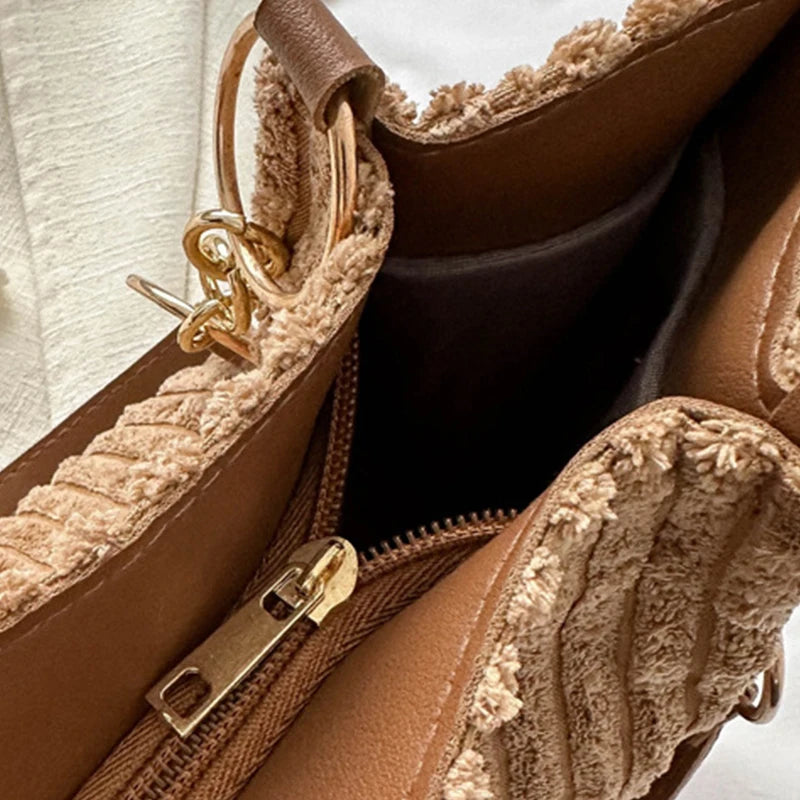 Liverno™ Onyx | Duża Torba Tote ze Sztruksu