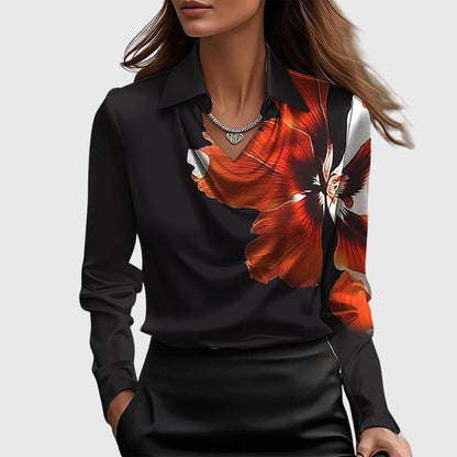 Liverno™ Noelle | Elegancka Satynowa Bluzka