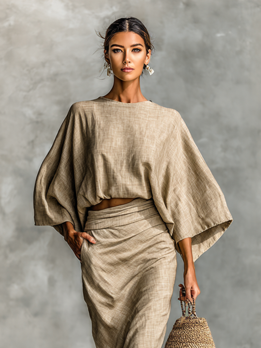 Liverno Julietta | Elegancki Komplet z Długą Spódnicą