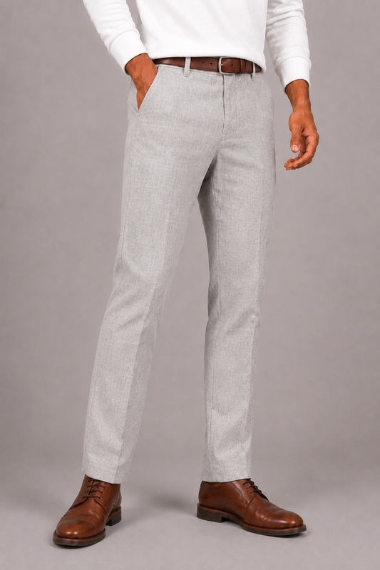 Lunelle | Heren Linnen Broek met Elastische Taille