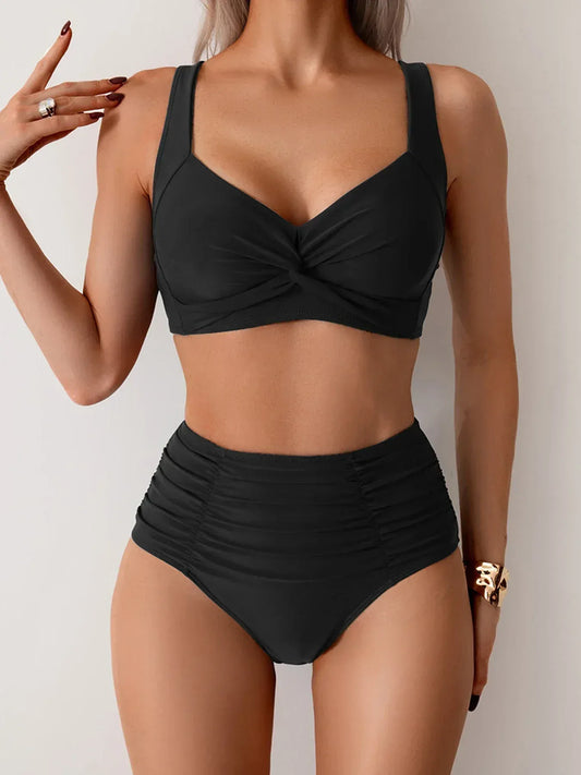 Liverno Bianca | Modelujące Bikini z Wysokim Stanem