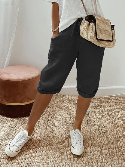 Laluna® | Katoen linnen Dames Shorts