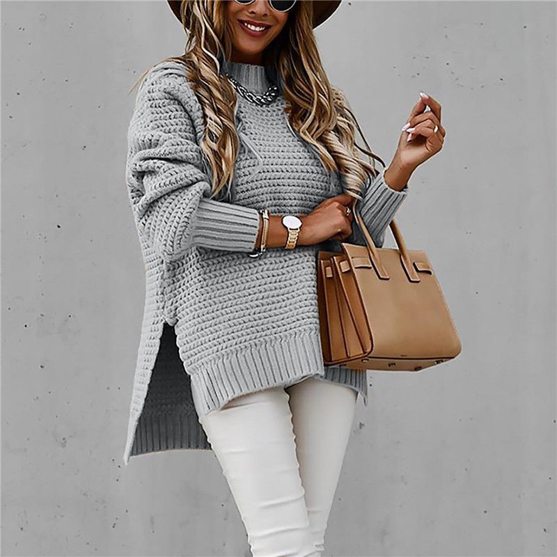 Missiona | Top Dames Herfst/Winter Relaxed Mockneck - Gebreid