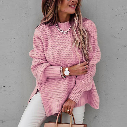 Missiona | Top Dames Herfst/Winter Relaxed Mockneck - Gebreid