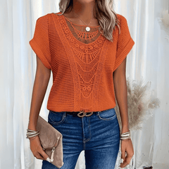 Liverno Olivia | Elegant kortärmad topp