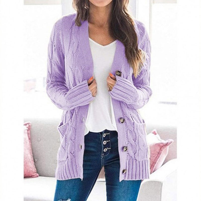 Olivia | Dames Gebreide Midi-Trui – Warm & Comfortabel voor de Herfst